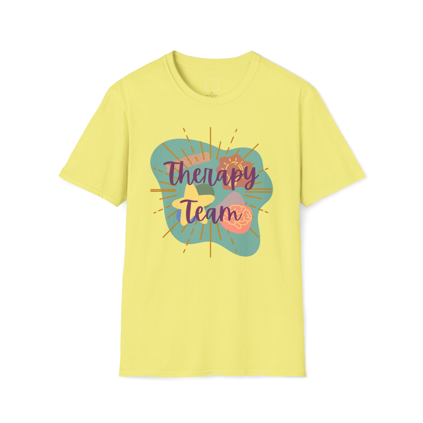 90s Theme Therapy Team Unisex Softstyle T-Shirt