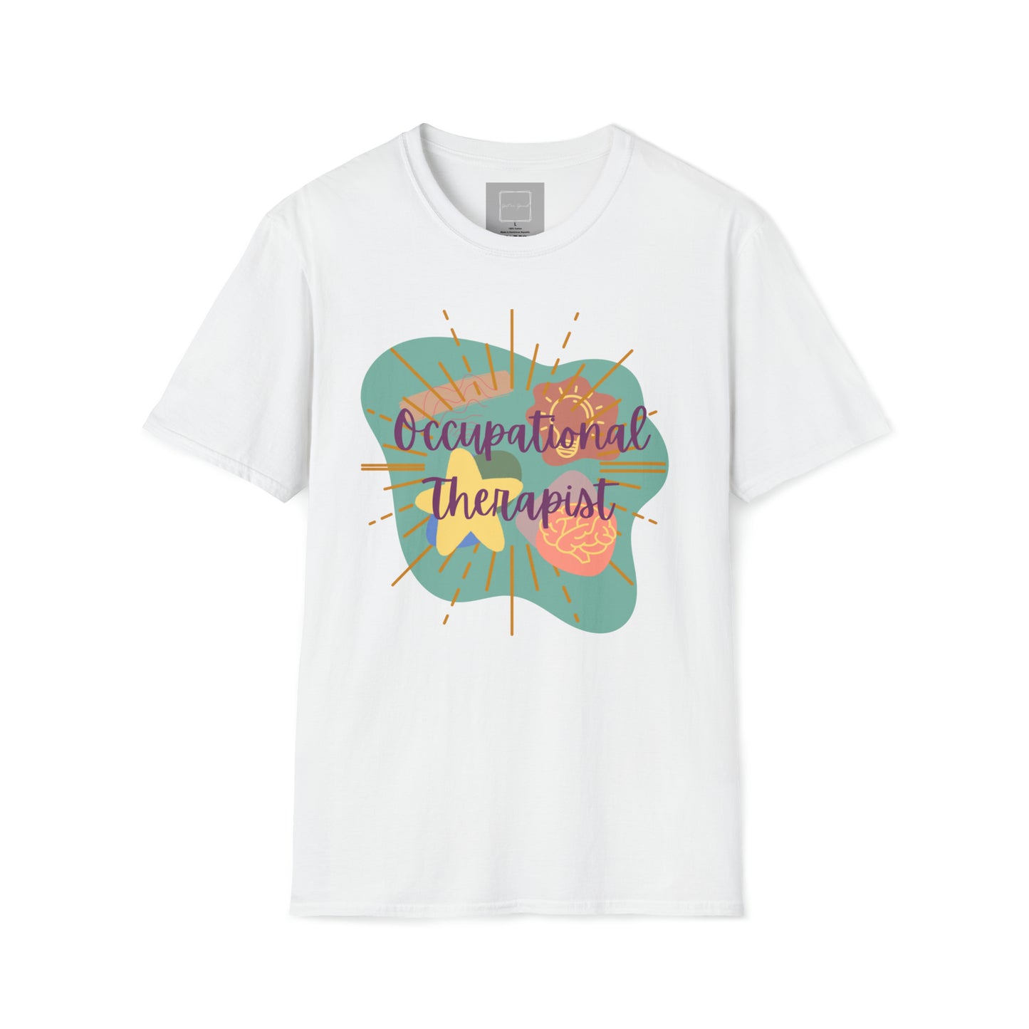 90s Theme Occupational Therapist Unisex Softstyle T-Shirt