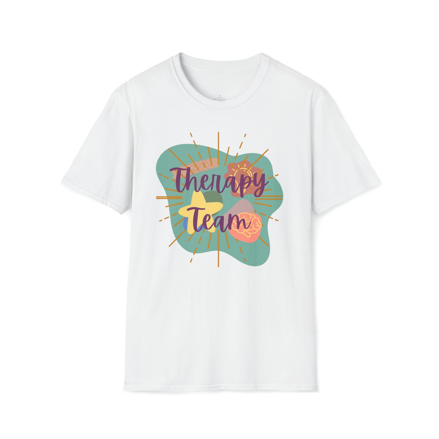 90s Theme Therapy Team Unisex Softstyle T-Shirt