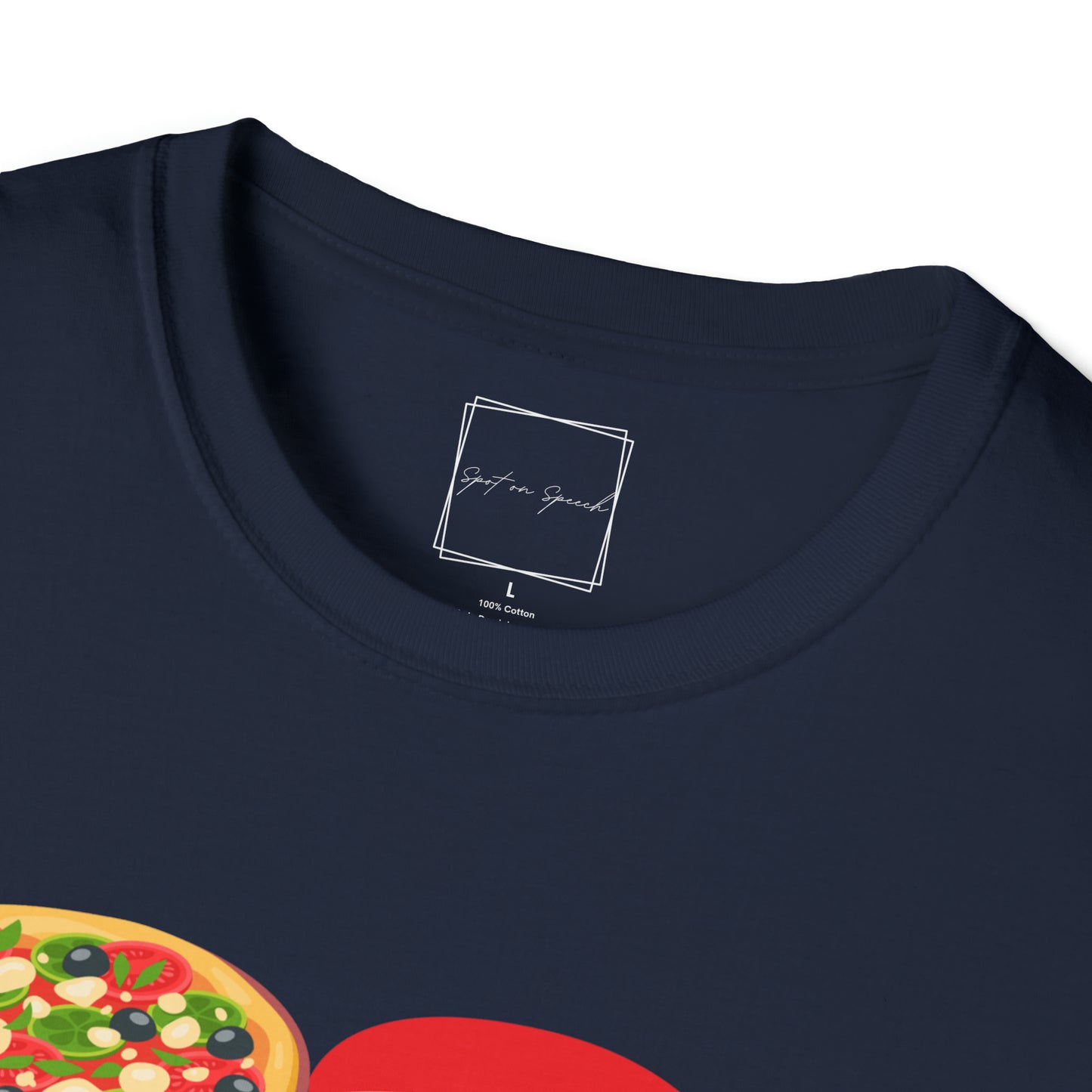 Santa Pizza Delivery in a Unisex Softstyle T-Shirt