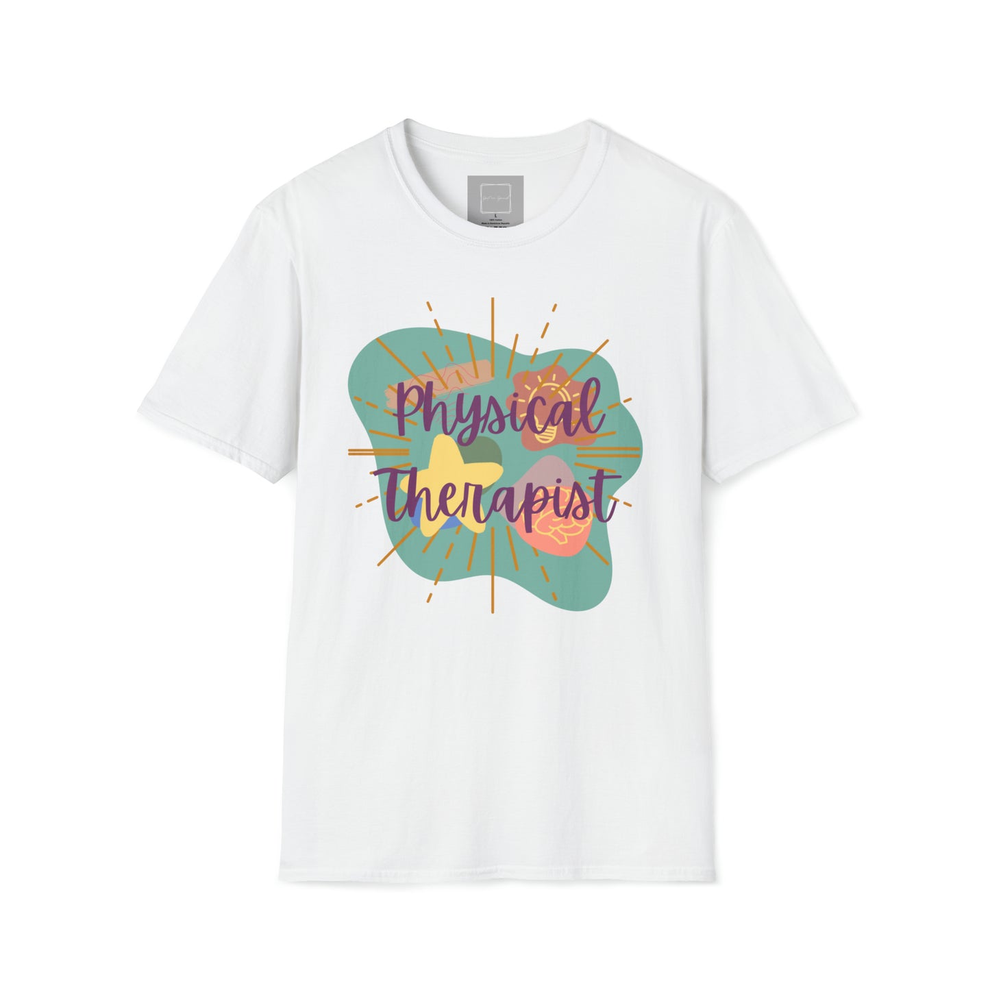 90s Theme Physical Therapist Unisex Softstyle T-Shirt