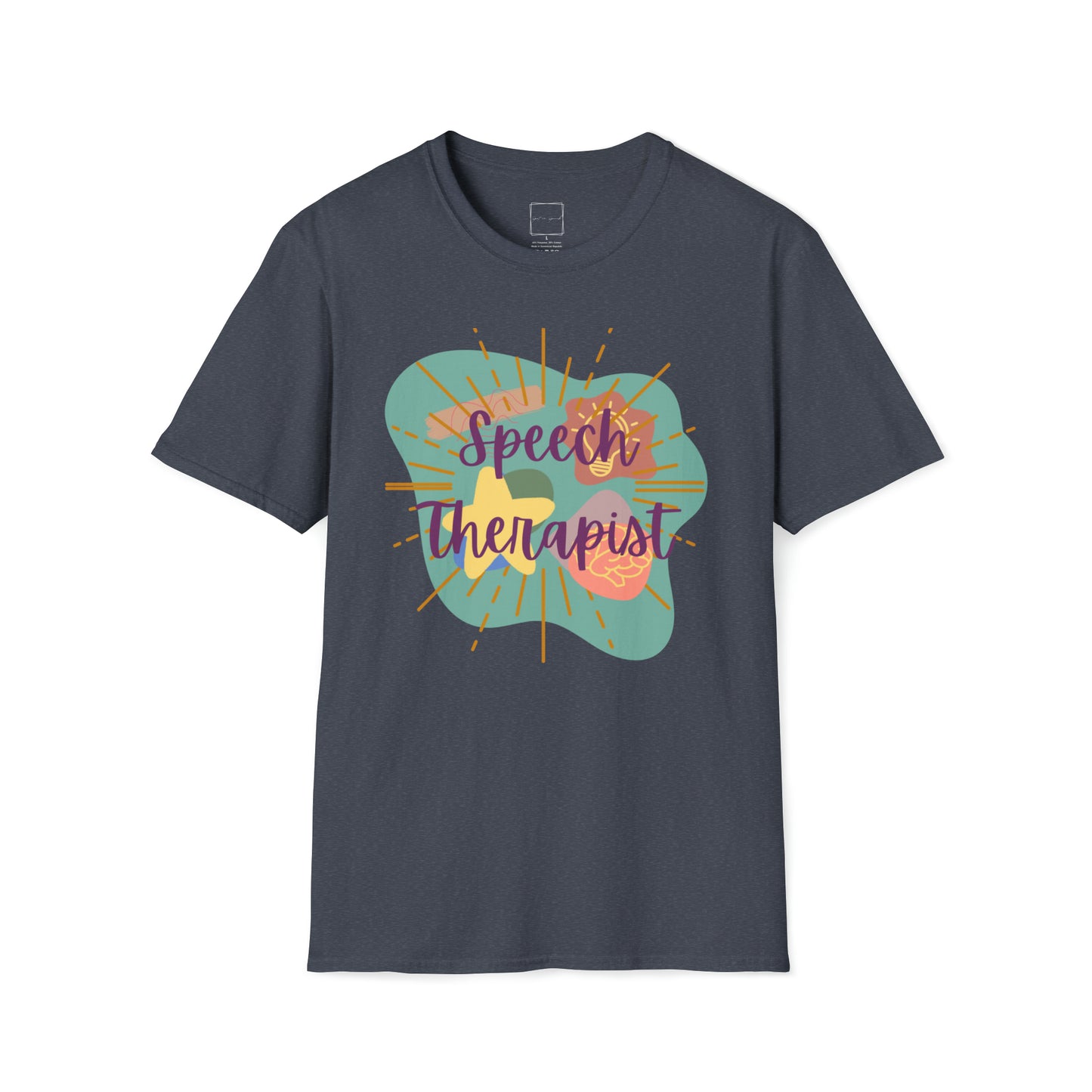 90s Theme Speech Therapist Unisex Softstyle T-Shirt